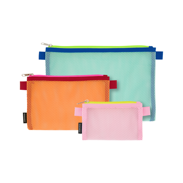 Kosmetiktasche 3er Set . MESH ALICE