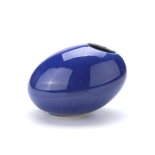 Vase . SAMENKORN . THEODOR BOGLER . Blue