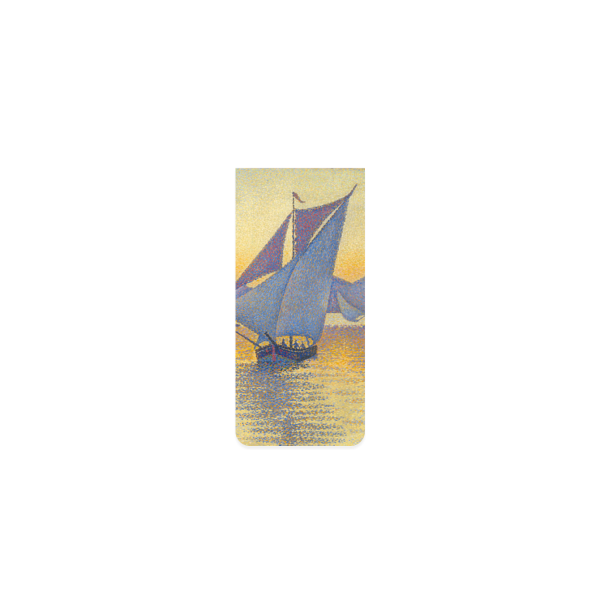 Bookmark . SIGNAC . THE HARBOR AT SUNSET . edited by muse