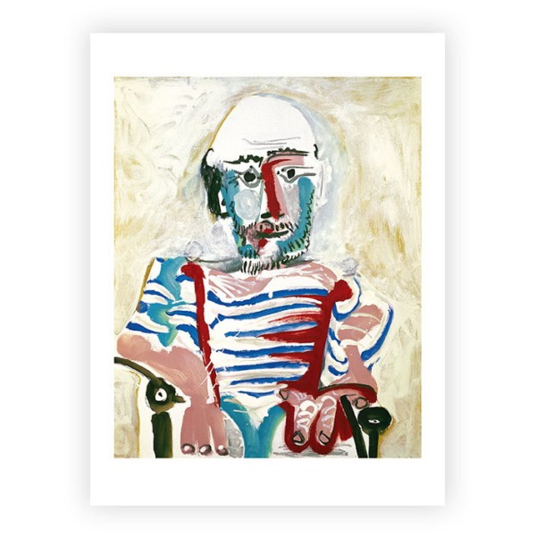 Fine Art Print . SITTING MAN