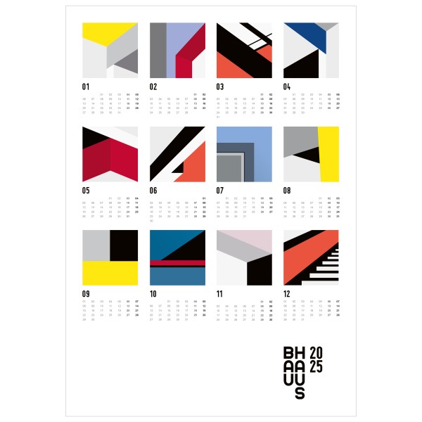 Calendar 2025 . BAUHAUS DREIKLANG . A2