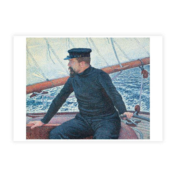 Print A3 . RYSSELBERGHE . PAUL SIGNAC AT THE HELM OF THE OLYMPIA . edited by muse