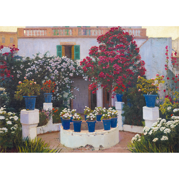Poster 48 . DER WEIßE PATIO