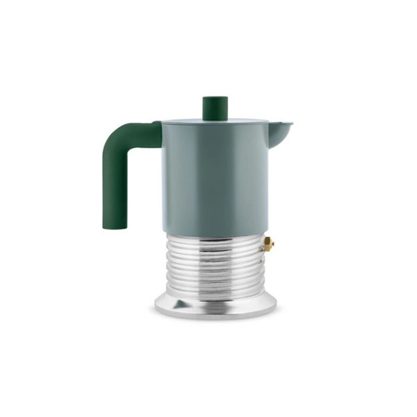 Espresso Coffee Maker 3 Cups . VITE . ALESSI . Green
