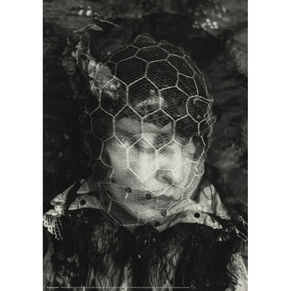 Poster . MASKE PHOTO NO. 16, DOUBLE EXPOSURE . GERTRUD ARNDT