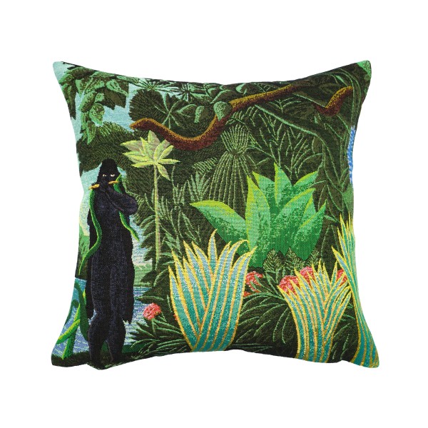 Kissenhülle . ROUSSEAU SNAKE CHARMER