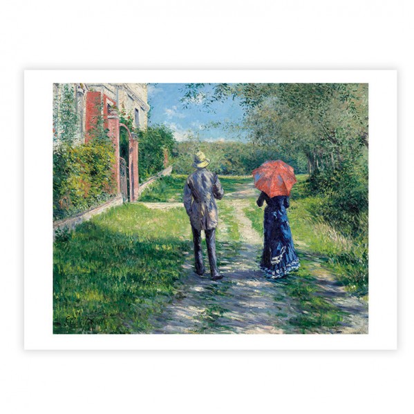 Fine Art Print . COUPLE ON A WALK