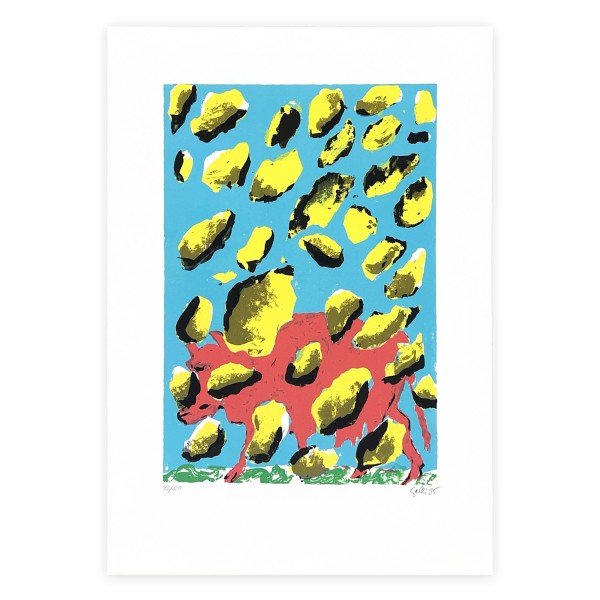 Screen Print . GALLI . KUH 95 . Ltd. Ed.