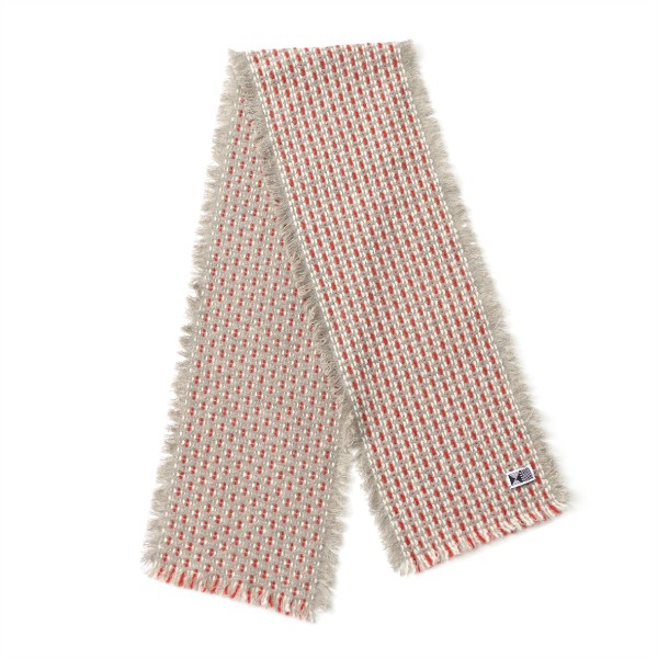 Scarf . KIJINOKANOSEI . Sashiko grey