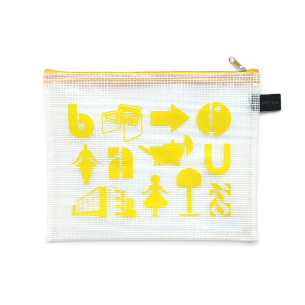 Zipper Pouch . BAUHAUS ICONS . Din A6