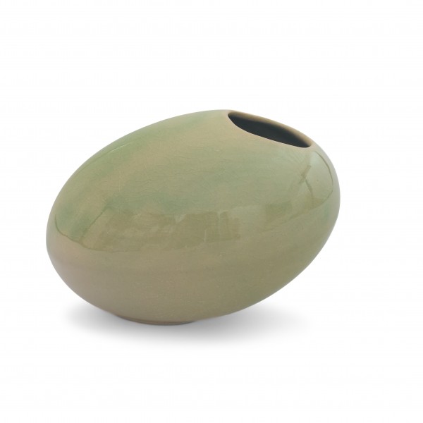 Vase . SAMENKORN . THEODOR BOGLER . grün