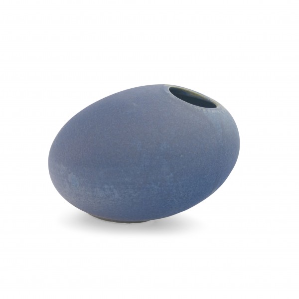 Vase . SAMENKORN . THEODOR BOGLER . blau melange