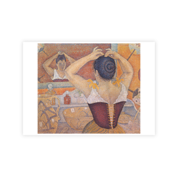 Print A4 . SIGNAC . WOMAN ARRANGING HER HAIR . edited by muse