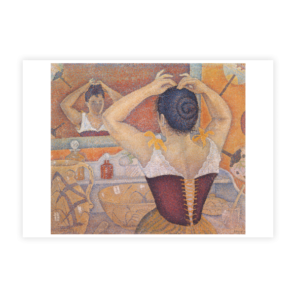 Print A3 . SIGNAC . WOMAN ARRANGING HER HAIR . edited by muse