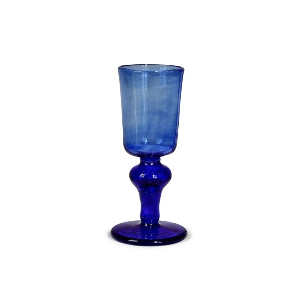 Whine glass . BLUE