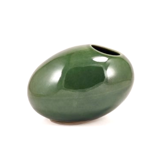 Vase . SAMENKORN . THEODOR BOGLER . Green