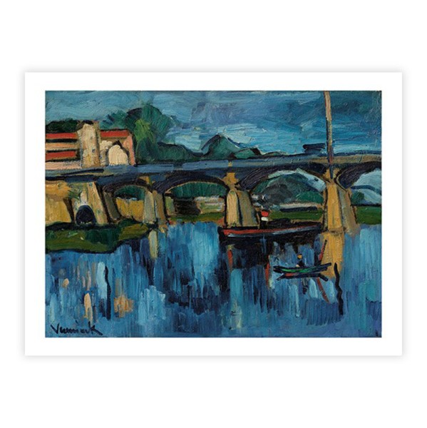 Fine Art Print . THE BRIDGE AT CHATOU